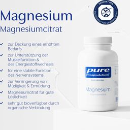 Pure Encapsulations Magnesium (Magnesiumcitrat) - 180 Kapseln