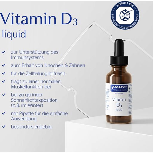 Pure Encapsulations Vitamin D3 liquid - 22.5 ml