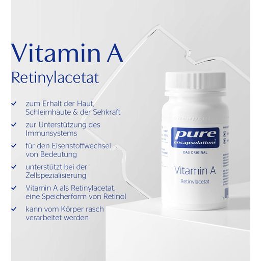 Pure Encapsulations Vitamin A - 60 Kapseln