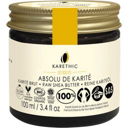 Karethic Reine Bio-Sheabutter ohne Duft - 100 ml
