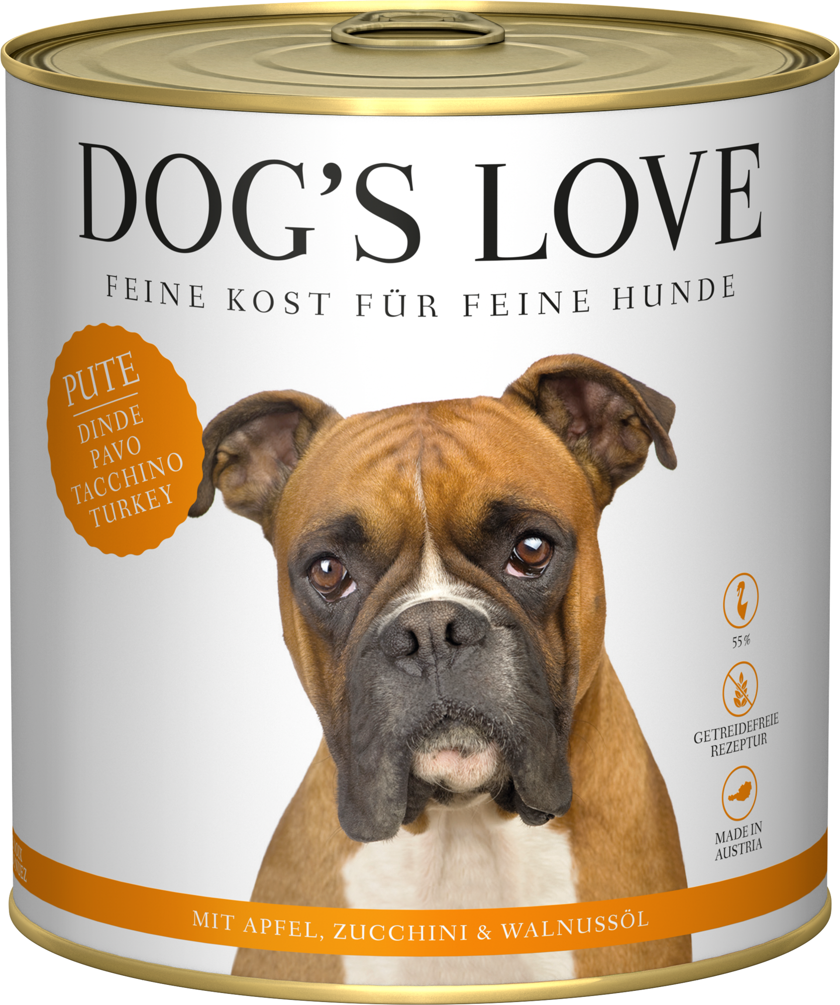 DOG'S LOVE Hunde Nassfutter ADULT PUTE 