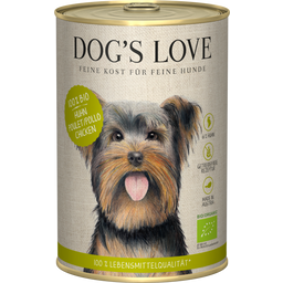 DOG'S LOVE Hunde Nassfutter BIO HUHN  - 400 g