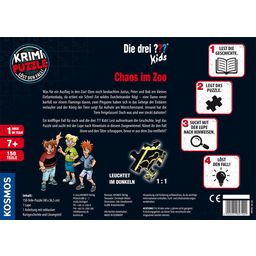 Krimi Puzzle: Die drei ??? Kids - Chaos im Zoo - 1 Stk