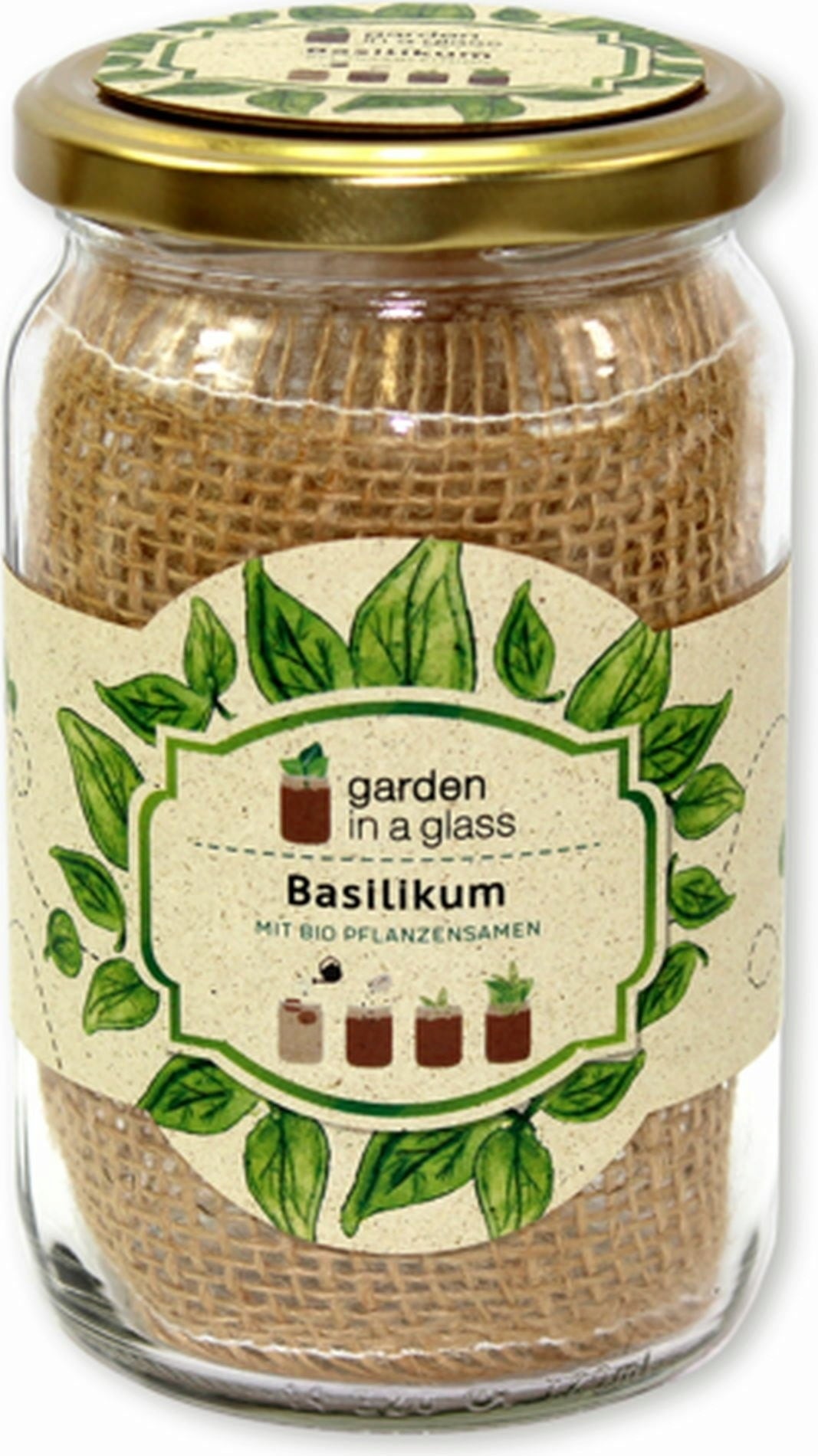Feel Green Garden in a glass "Basilikum"
