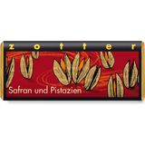 Zotter Schokolade Bio Safran & Pistazien