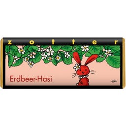 Zotter Schokolade Bio Erdbeer-Hasi - 70 g