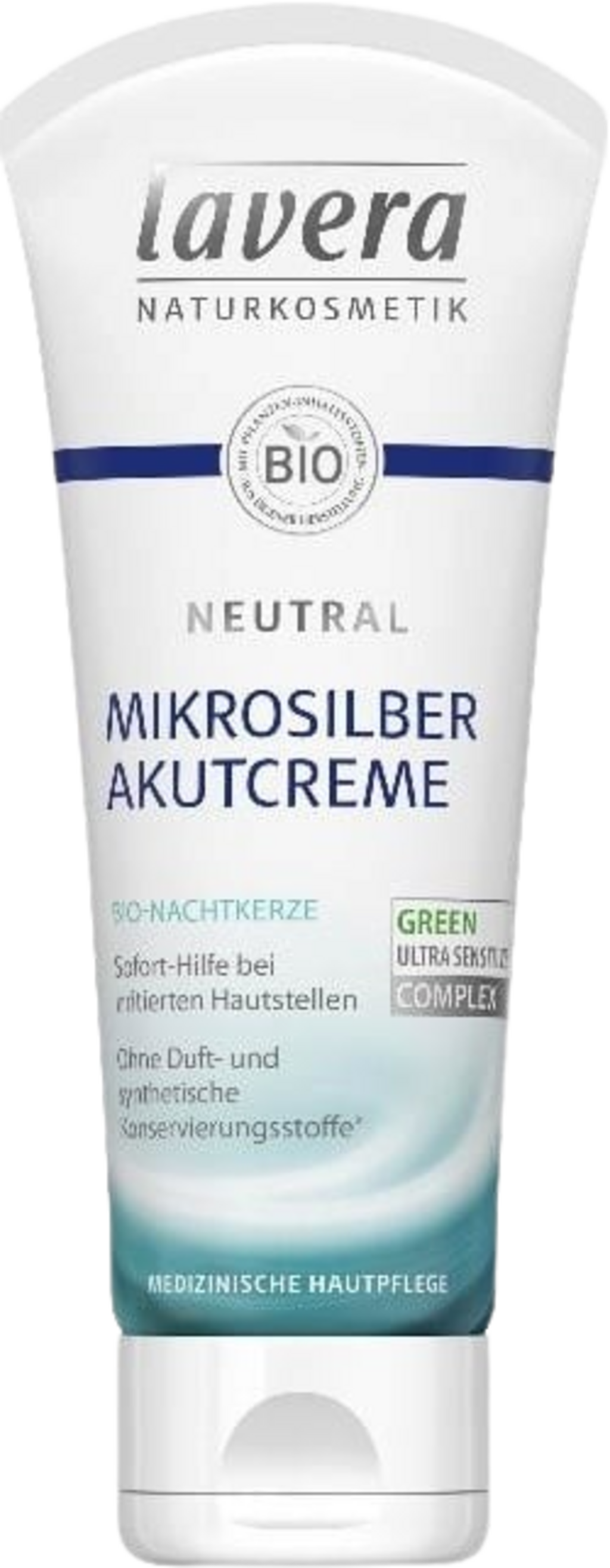 Lavera Neutral Akutcreme mit Mikrosilber - 75 ml