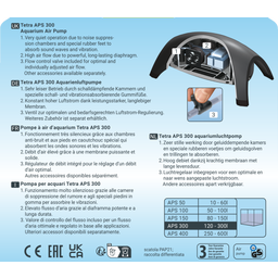 Tetra Aquariumluftpumpe schwarz - 300