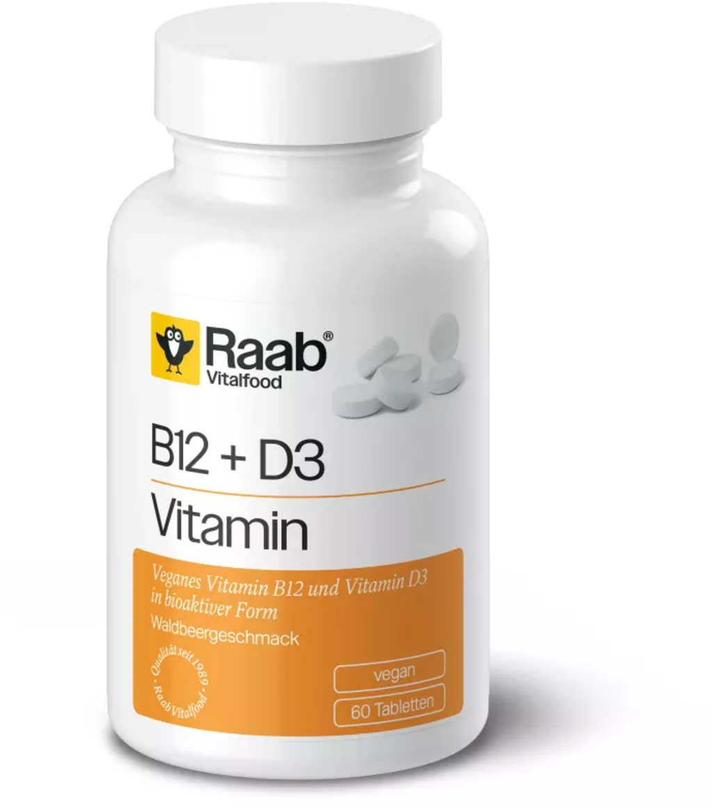 Vitamin B12 + D3, 60 Lutschtabletten