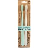 Natural Family CO. Twin Pack Bio Toothbrush