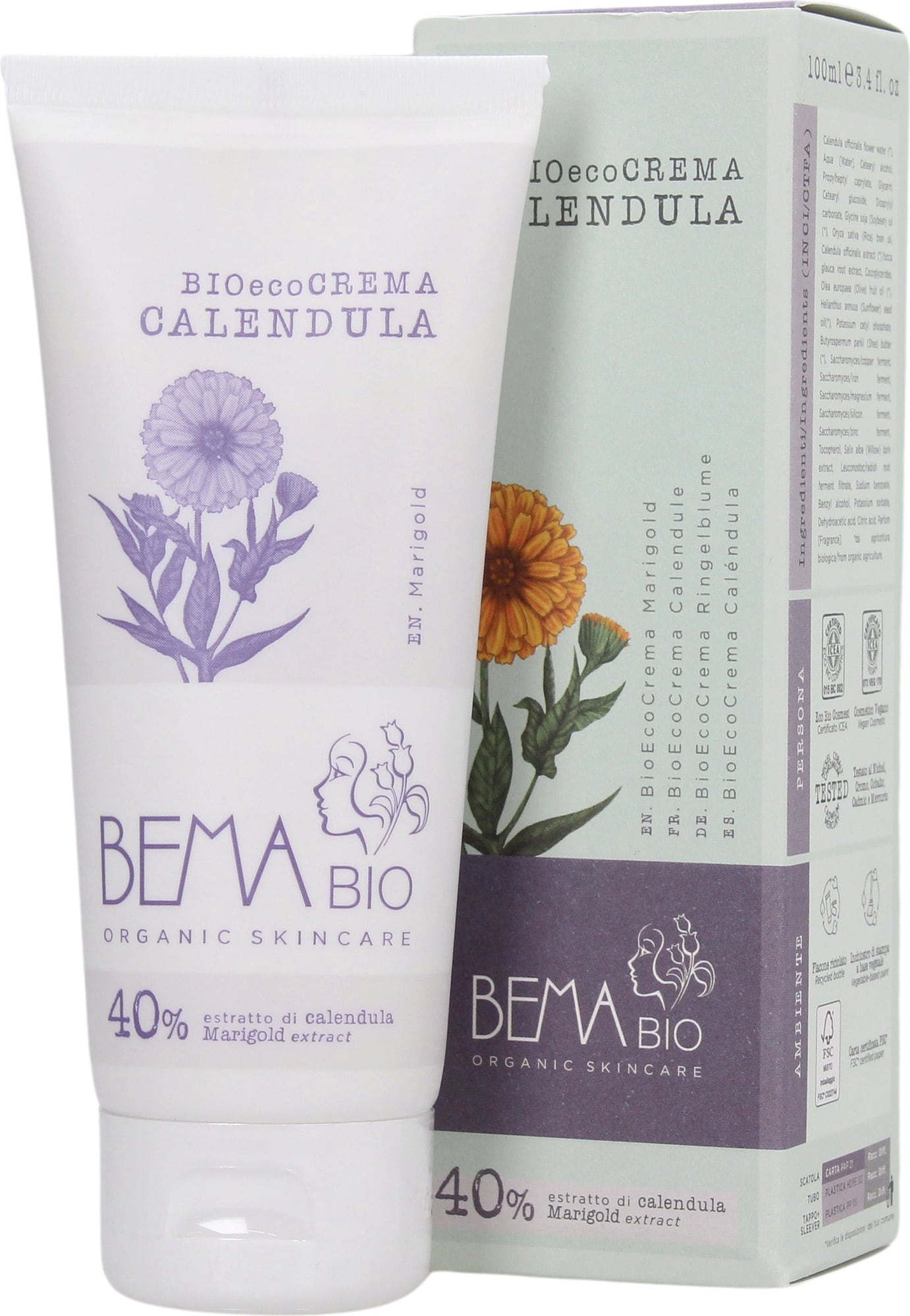BIOecoCREMA Calendula-Creme, 100 ml