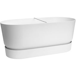 elho greenville Pflanzgefäß 80 cm rollen - weiss