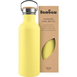 Bambaw Edelstahlflasche 750 ml - Yellow Beam
