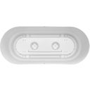 elho greenville Pflanzgefäß 80 cm rollen - weiss