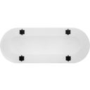 elho greenville Pflanzgefäß 80 cm rollen - weiss