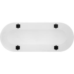 elho greenville Pflanzgefäß 80 cm rollen - weiss