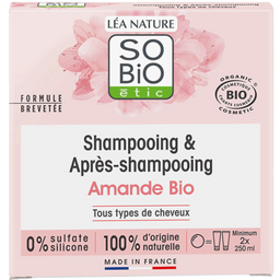 SO'Bio étic 2in1 Festes Shampoo & Spülung Mandel - 65 g