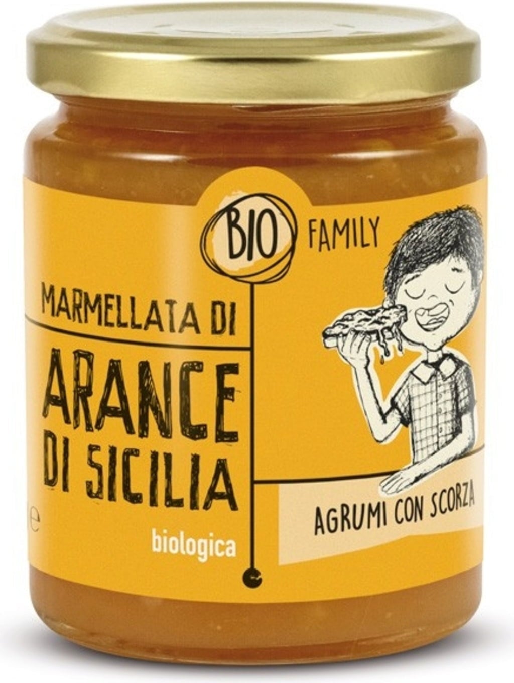 Sapore di Sole Marmelade mit sizilianischen Orangen bio - 360 g