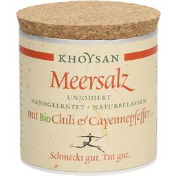 Khoysan Meersalz mit Bio Chili & Cayennepfeffer - 200 g