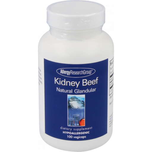 Allergy Research Kidney Beef Natural Glandular - 100 veg. Kapseln