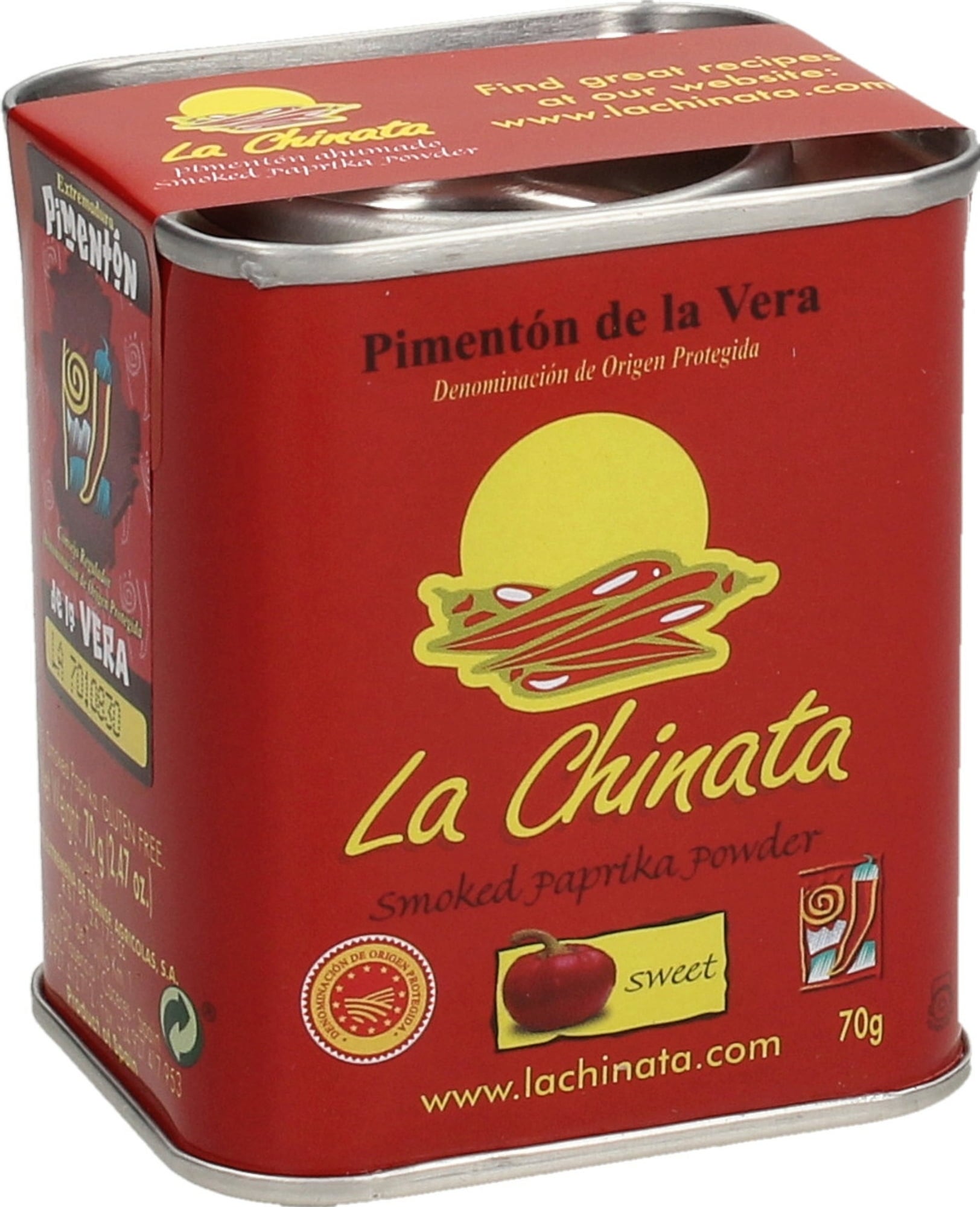 Geräucherter Paprika edelsüß, Dose, 70 g