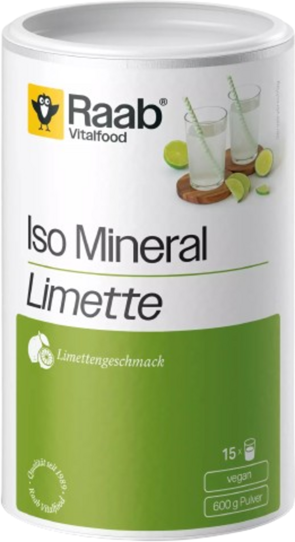 Raab Vitalfood Iso-Mineral Limette - 600 g