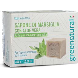 Greenatural Marseille-Seife mit Aloe Vera - 300 g