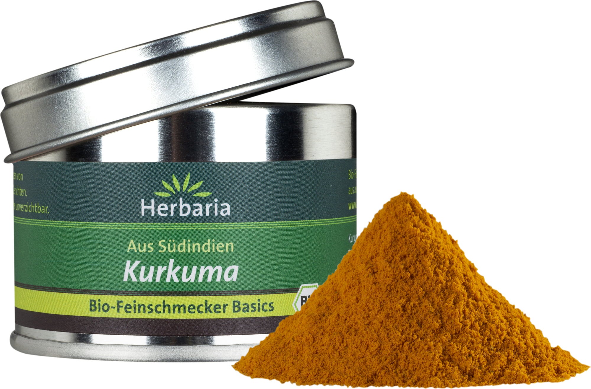 Herbaria Kurkuma, fein gemahlen bio - 25 g