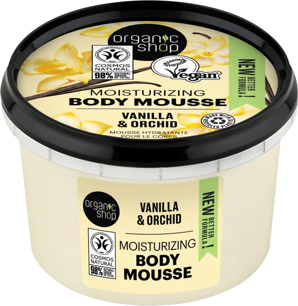 Moisturizing Body Mousse Vanilla & Orchid, 250 ml