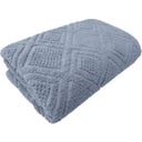Zwirnfrottier Handtuch, Taubenblau