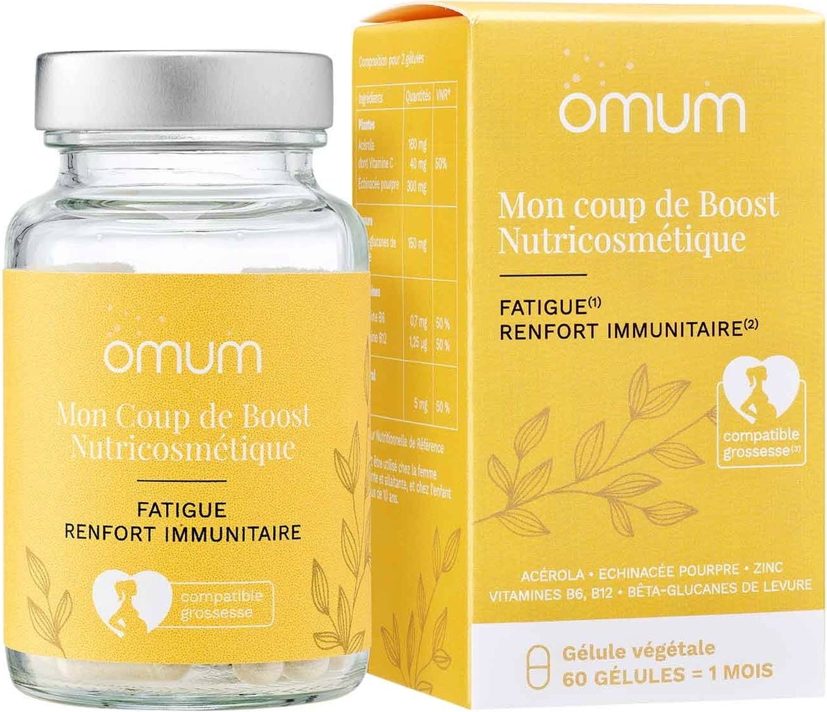 Omum Mon Coup De Boost Dietary Supplement - 60 Kapseln