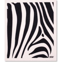 Groovy Goods Schwammtuch Zebra - White