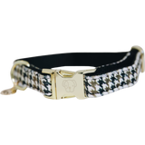 Kentucky Dogwear Hundehalsband "Pied-de-Poule" braun