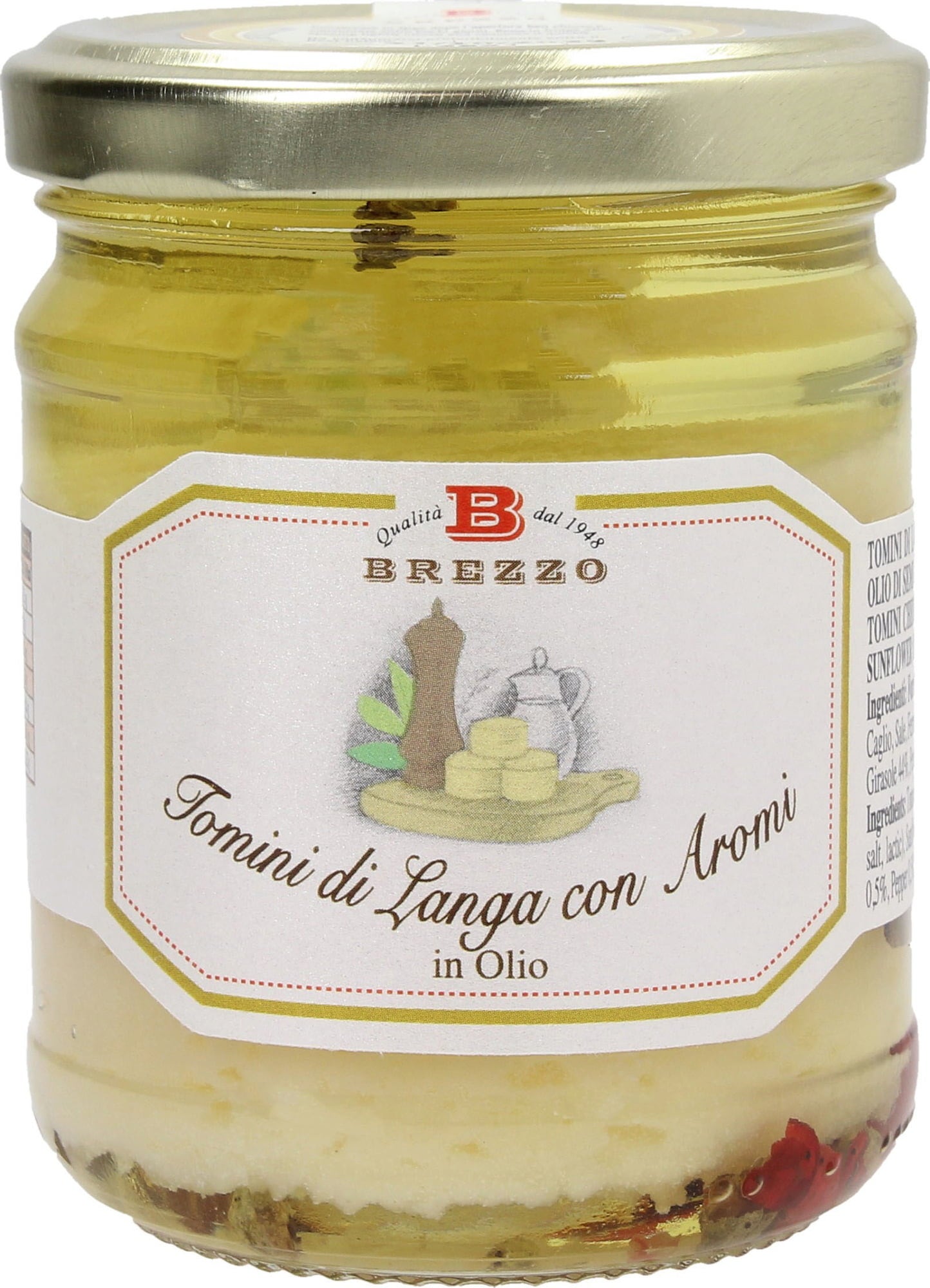 Tomini Käse aromatisiert in Sonnenblumenöl, 180 g