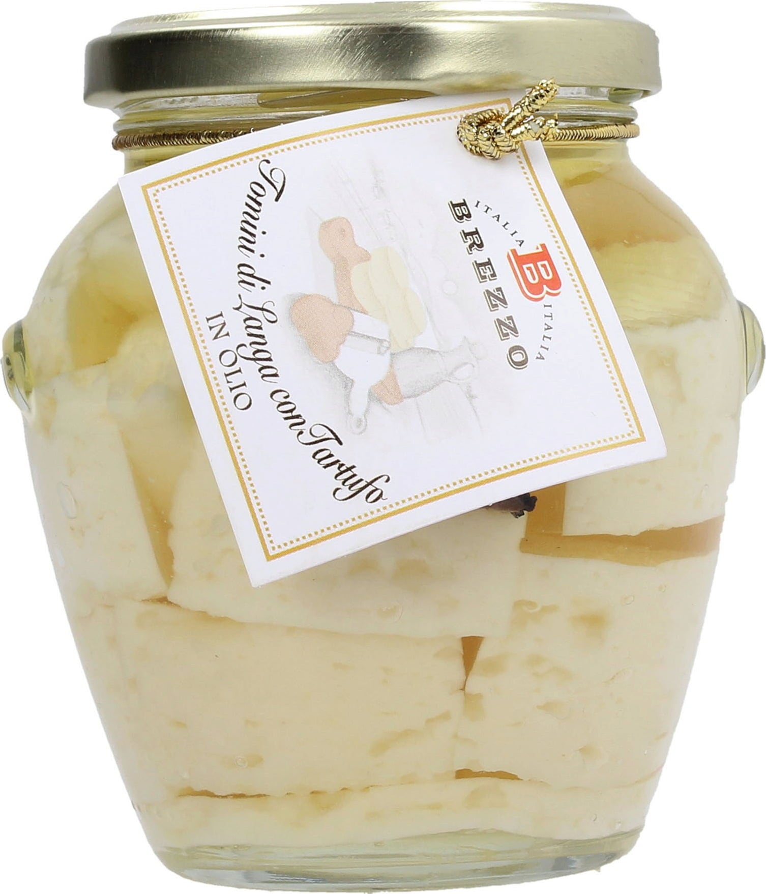 Brezzo Tomini Käse mit Trüffel in Öl