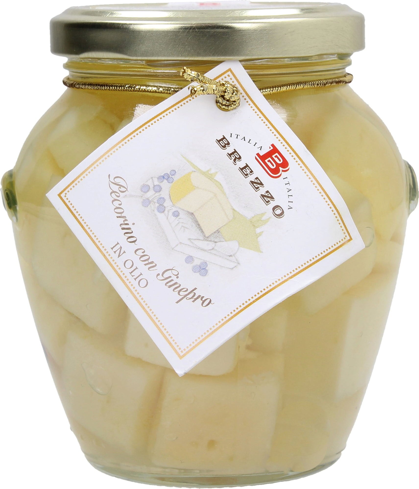 Brezzo Pecorino Käse mit Wacholder in Öl