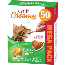 Catit Creamy Huhn & Lamm - 50er Pack