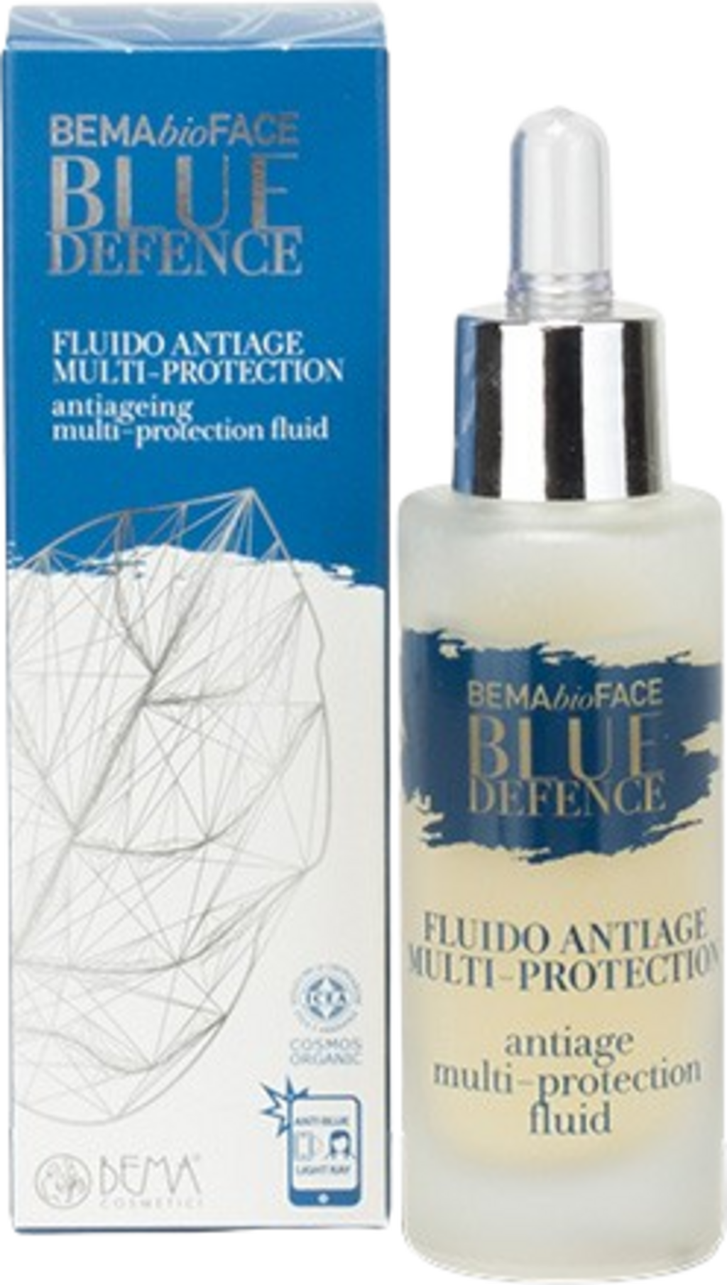BLUE DEFENCE Anti-Aging Multi-Schutz Fluid - 30 ml