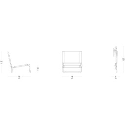 Lafuma CB II Low Chair - Ciel