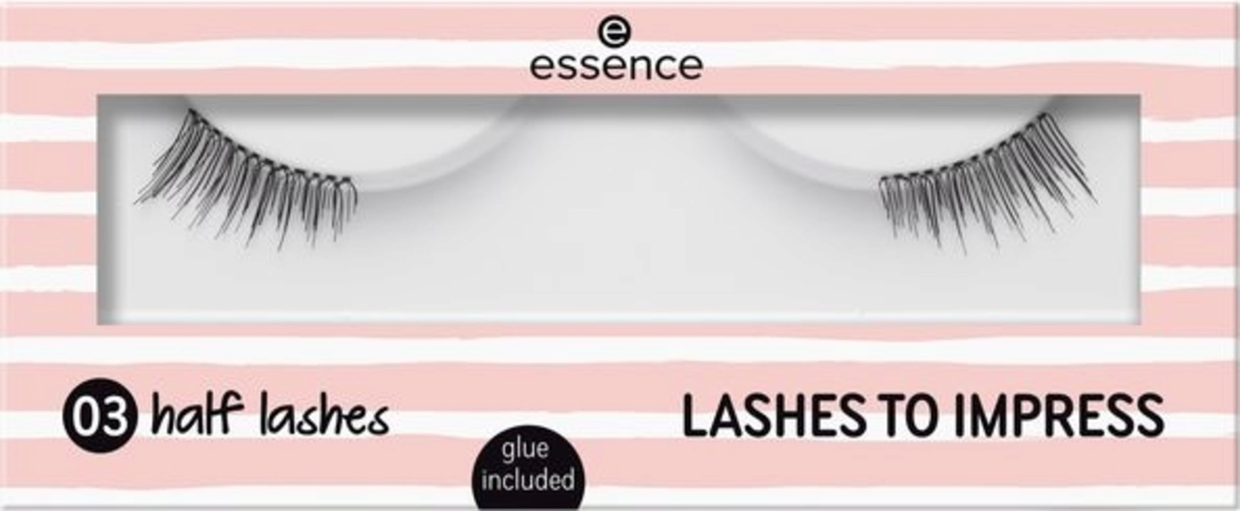 essence lashes to impress - 03 half lashes