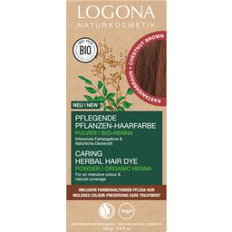 LOGONA Pflanzen-Haarfarbe Pulver Kastanienbraun
