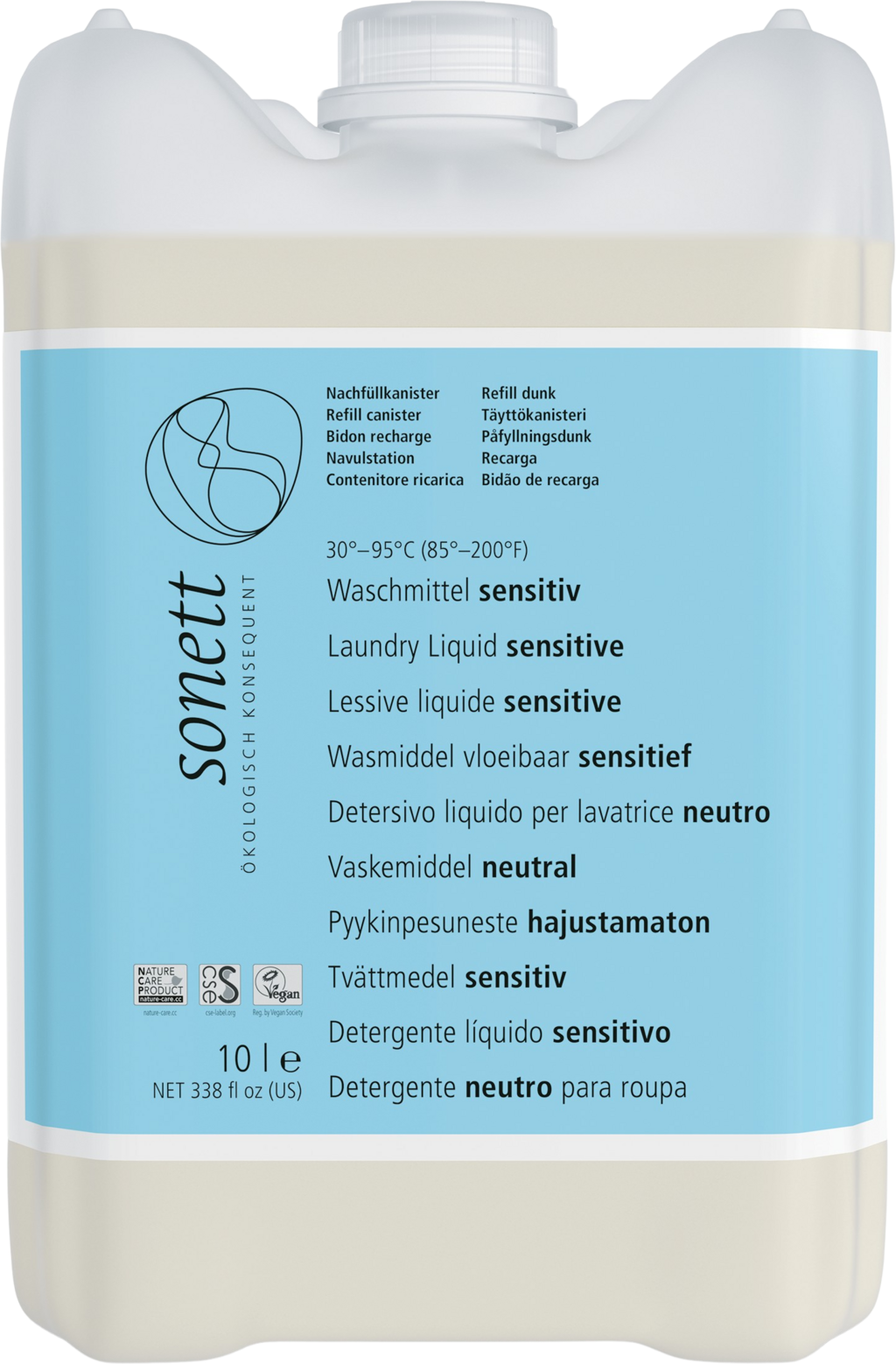 sonett Flüssigwaschmittel Sensitiv - 10 l