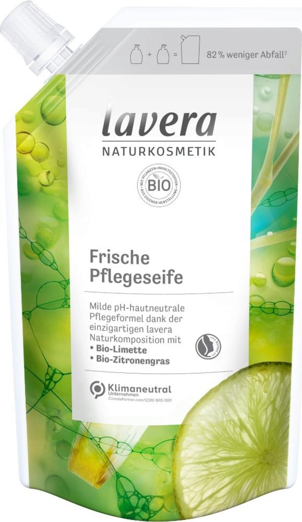 Lavera Frische Pflegeseife - Nachfüller 500 ml
