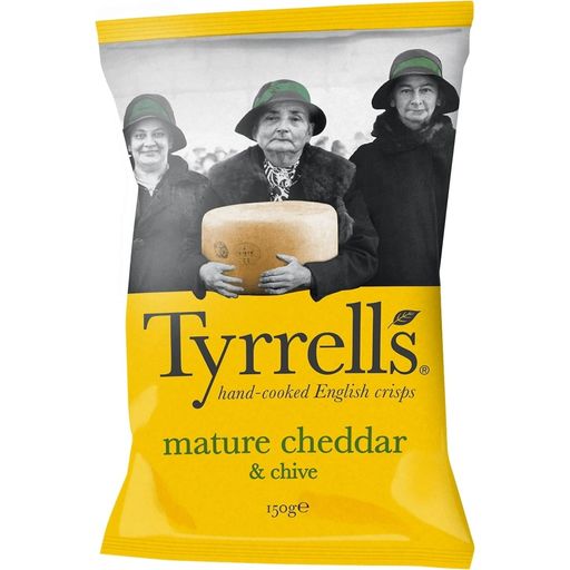 TYRRELLS Chips mature cheddar & chive - 