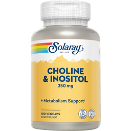 Solaray Cholin & Inositol Kapseln - 100 veg. Kapseln