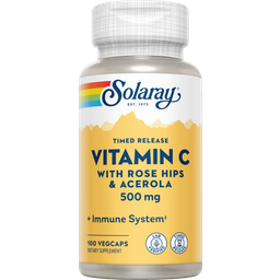 Solaray 2 Stage Timed Release Vitamin C Kapseln - 100 veg. Kapseln