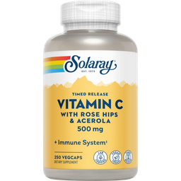 Solaray Timed Release Vitamin C Kapseln - 250 veg. Kapseln