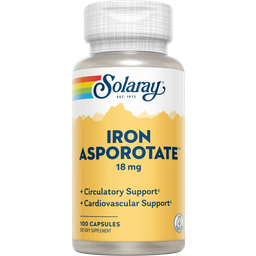 Solaray Potassium Asporotate - 100 Kapseln