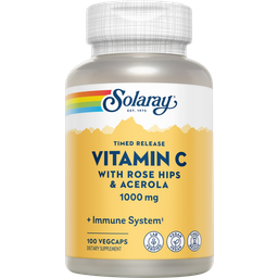 Solaray Vitamin C 1000mg Timed Release - 100 veg. Kapseln