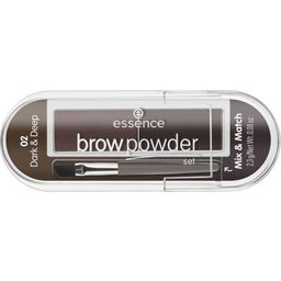 essence brow powder set